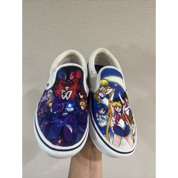 Japan Vans Slip On Comfy Cush Pretty Guardian Sailor Moon Anime size 5.5 - Picture 4 of 11